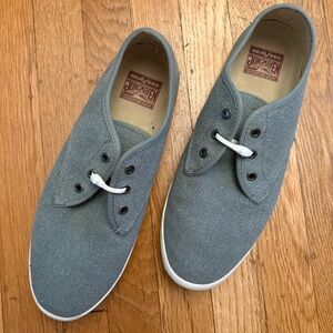 SeaVees Jungmaven Clay Green Sixty Six Hemp Canvas Sneakers